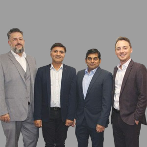 Sasha Dukic, S. Saurabh, T. Srikanth and Drew Eagle, Resident Connect